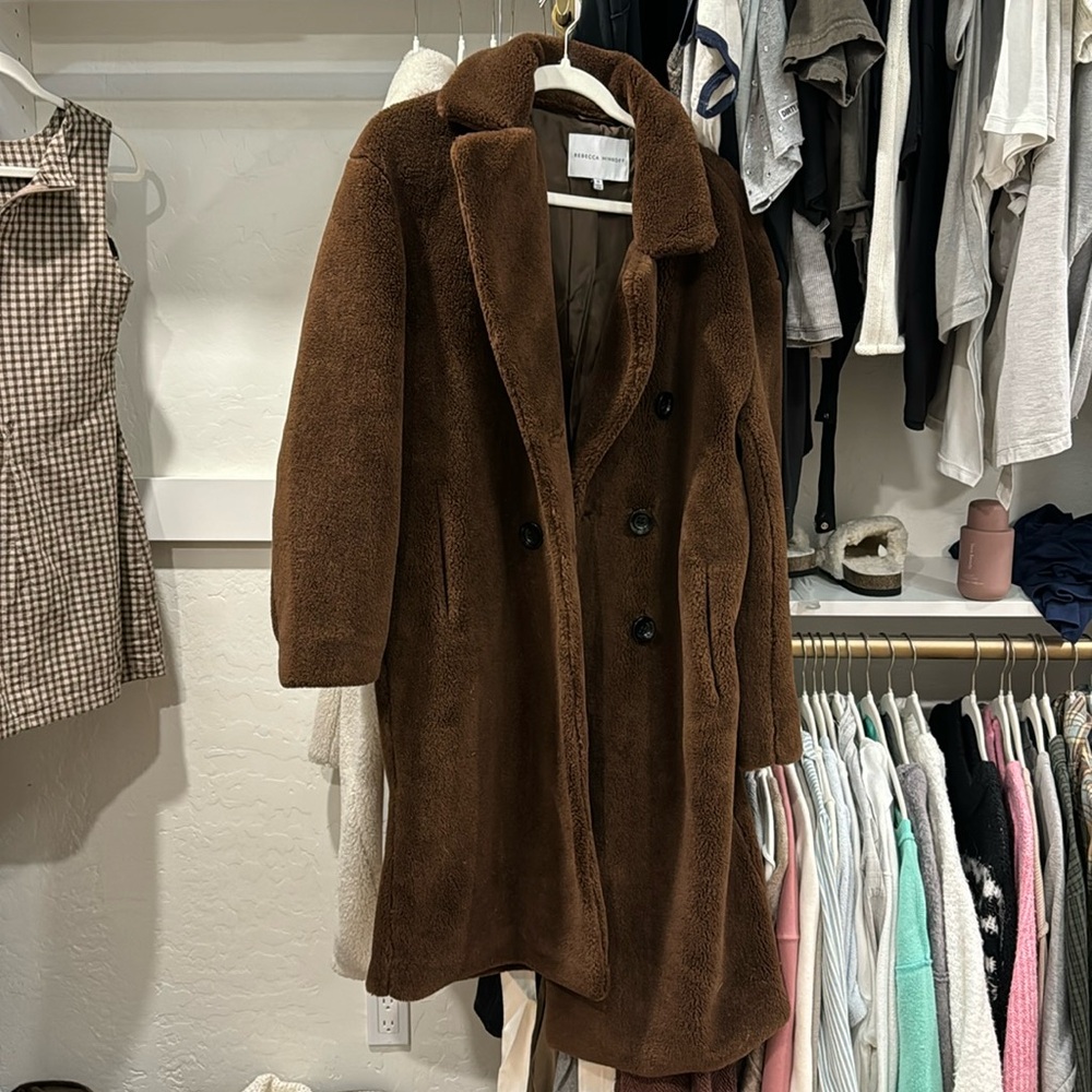 Chocolate fuzzy trench